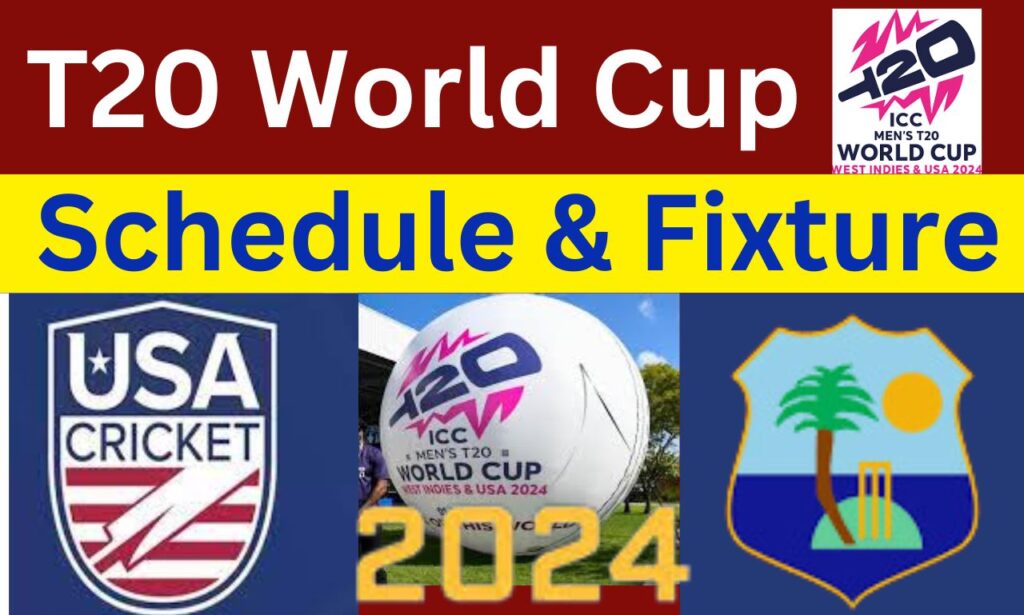 ICC T20 world cup 2024 Schedule USA time table Fixture Download Pdf